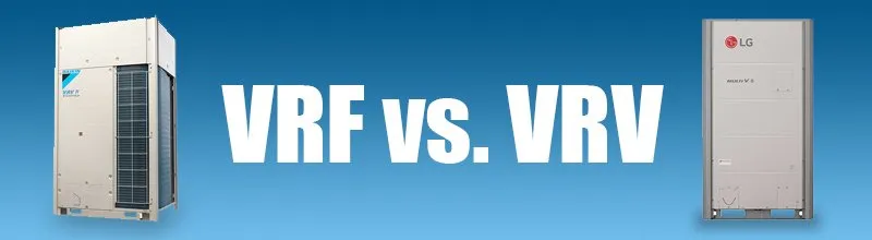 VRV ou VRF explicando a diferença